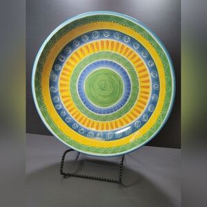 Certified International Multicolor Decorative Plate